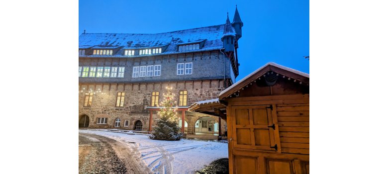 Rathaus Fritzlar im Schnee Rathaus Fritzlar im Schnee